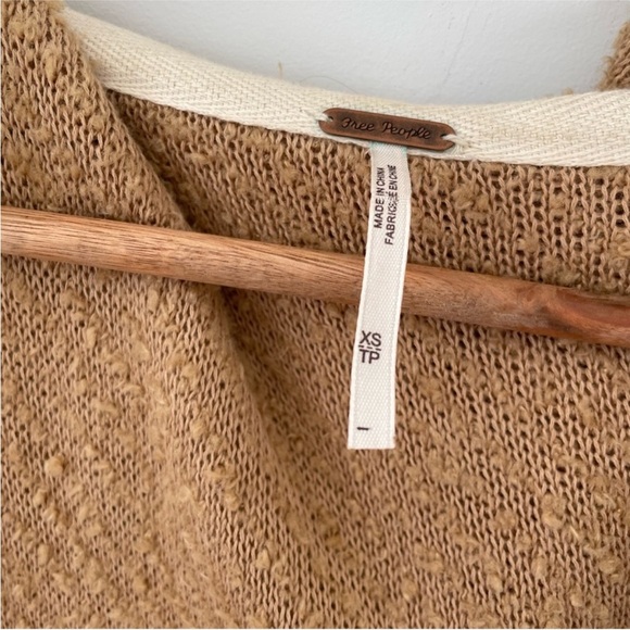 Free People Brown Warm Wishes
Hooded Sweater Teddy Jacket Cardigan - Picture 9 of 9